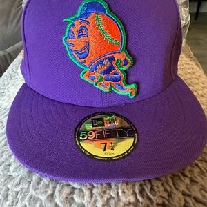 New era fitted 7 1/4 Mets hat